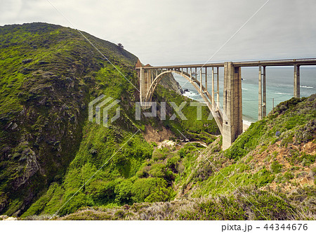 Bixby Creek Bridge on Highway 1, California Bixby Creek Bridge on Highway 1, California 44344676