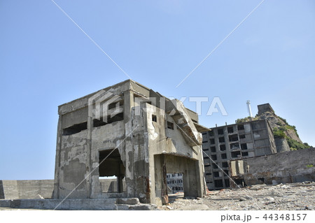 【長崎県】世界遺産・端島炭坑（軍艦島）上陸 44348157