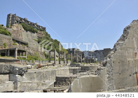 【長崎県】世界遺産・端島炭坑（軍艦島）上陸 44348521