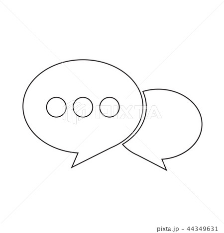 Speech bubble icon 44349631