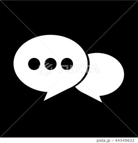 Speech bubble icon 44349632