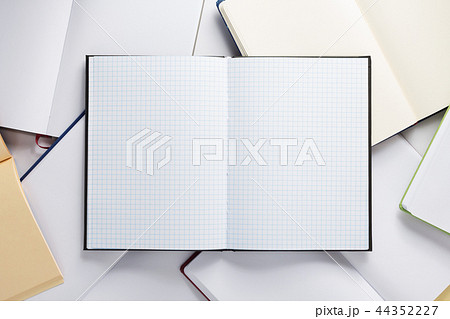 open notebook or book blank pages 44352227