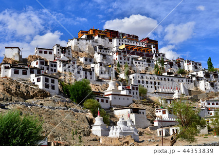 Thikse Monastery in Ladakh, India Thikse Monastery in Ladakh, India 44353839