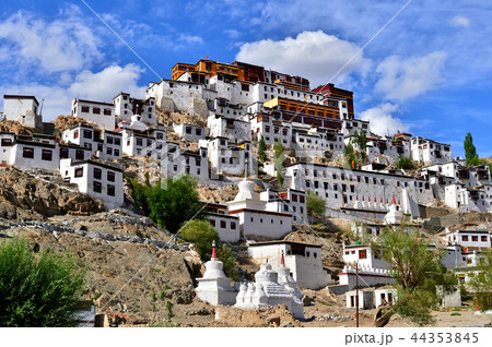Thikse Monastery in Ladakh, India Thikse Monastery in Ladakh, India 44353845
