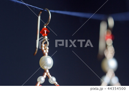 handmade jewelry made of beads in macro 44354500