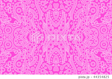 Art with abstract seamless oriental pink pattern Art with abstract seamless oriental pink pattern 44354825