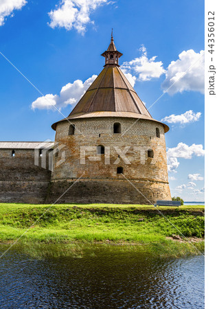 Tower of fortress Oreshek is an ancient Tower of fortress Oreshek is an ancient 44356012