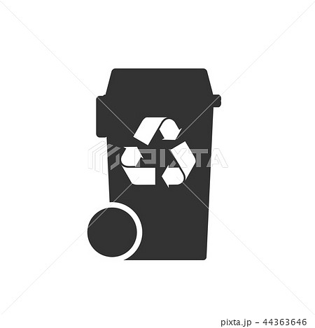 bin with recycle symbol bin with recycle symbol 44363646