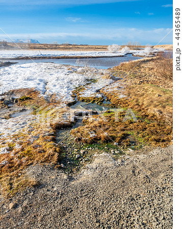 Scene in Deildartunguhver hot spring, Iceland Scene in Deildartunguhver hot spring, Iceland 44365489