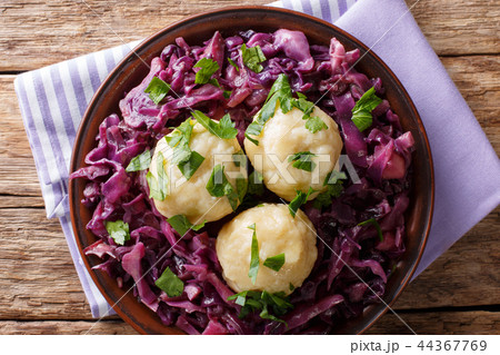 Freshly cooked potato dumplings 44367769