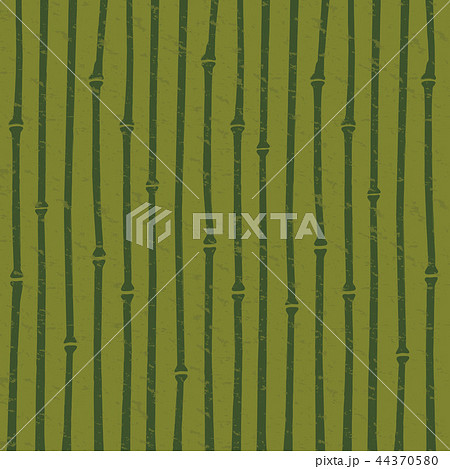 レトロな竹の縦縞模様　和柄パターン 44370580
