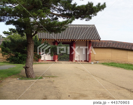 秋田城址(復元された出羽柵) 秋田城址(復元された出羽柵) 44370903