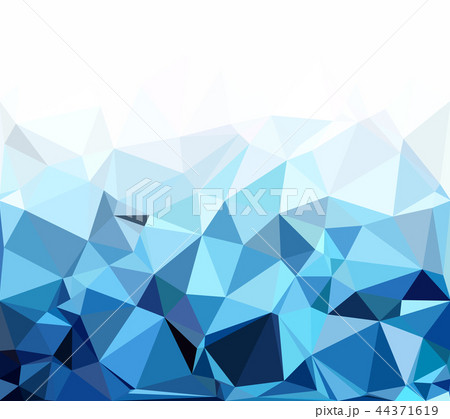 Blue Polygonal Mosaic Background  44371619