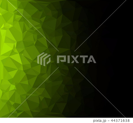 Green Polygonal Mosaic Background  44371638