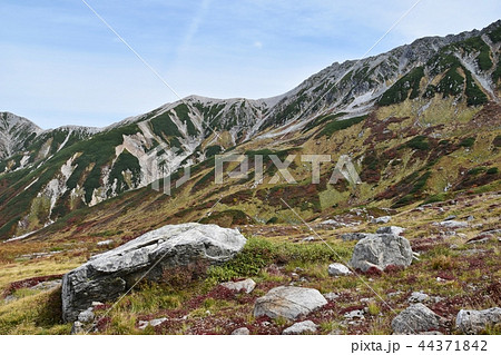 秋を迎えた立山連邦 雄山と室堂 秋を迎えた立山連邦 雄山と室堂 44371842