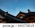 韓屋 屋根 空 44373619