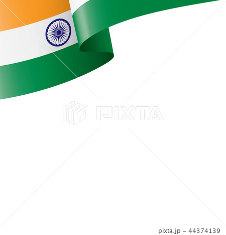 India flag, vector illustration on a white background 44374139