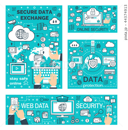 Secure online data exchange in internet 44374913