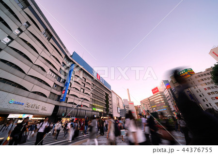 日本の東京都市景観　西武鉄道 池袋駅 東口などを望む 44376755