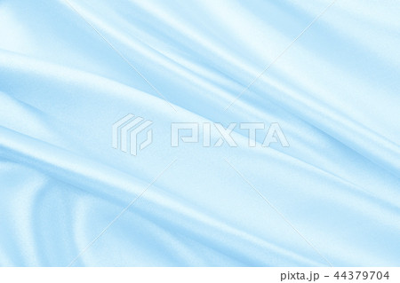Smooth elegant blue silk or satin luxury cloth  44379704