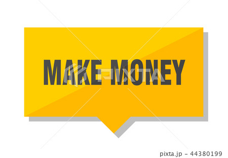 make money price tag 44380199