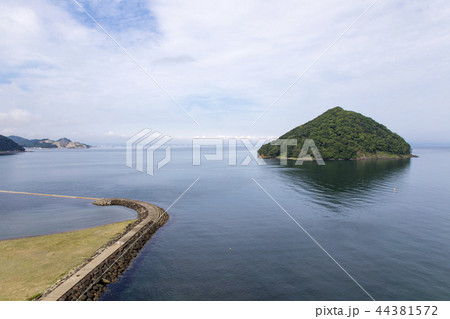 青森県浅虫温泉から望む湯ノ島　夏景 44381572