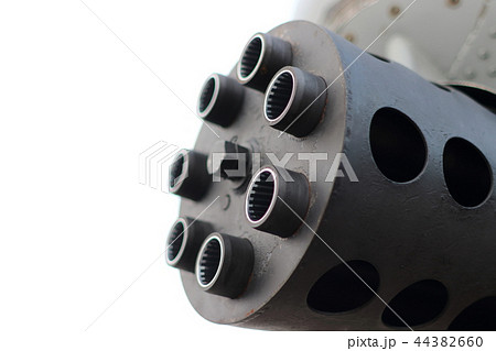 A 10 サンダーボルト Gau 8 アヴェンジャーガトリング砲の写真素材