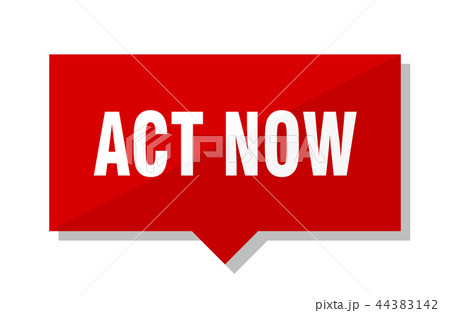 act now red tag 44383142