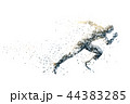 paralympic athlete silhouette 1 bitmap ver. 44383285