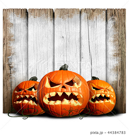Pumpkin Monster Rustic Sign 44384783