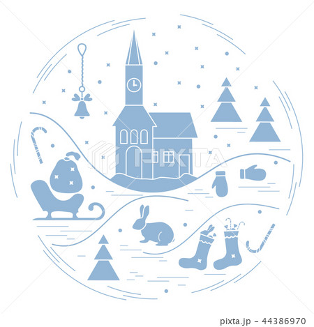 different new year and christmas symbols different new year and christmas symbols 44386970