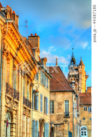 Traditional buildings in the Old Town of Dijon, France 44387180