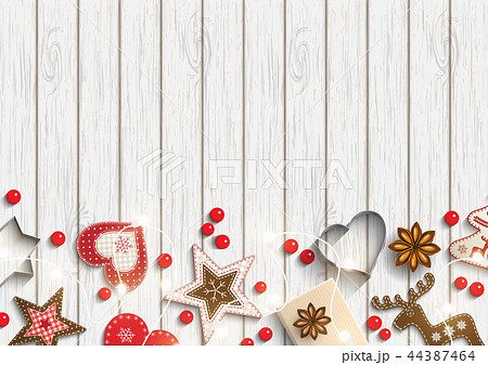 Christmas background, small scandinavian styled Christmas background, small scandinavian styled 44387464