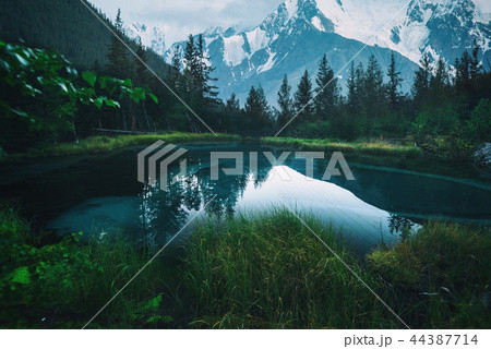 Blue Lake in the Altai 44387714