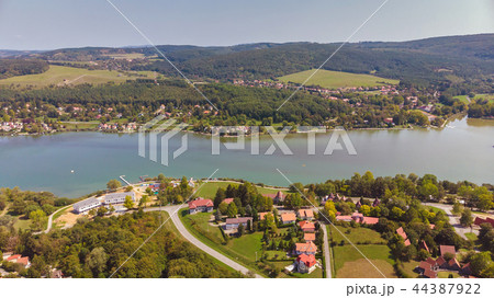 Drone aerial picture from a Hungarian landscape 44387922