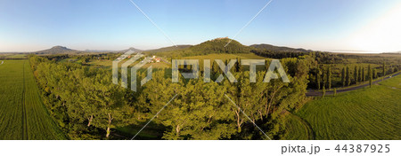 Aerial panoramic drone picture  44387925