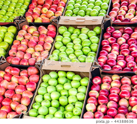 Background of fresh apples of new harvest Background of fresh apples of new harvest 44388636