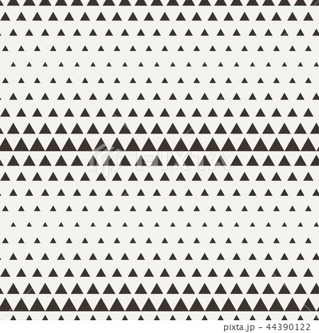 Seamless triangle halftone gradient pattern. Seamless triangle halftone gradient pattern. 44390122