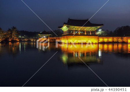 donggung palace and wolji pond in gyeongju 44390451