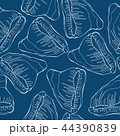 Linear seamless pattern with sea shells 44390839
