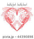 Healthy heart with healthy food 44390898