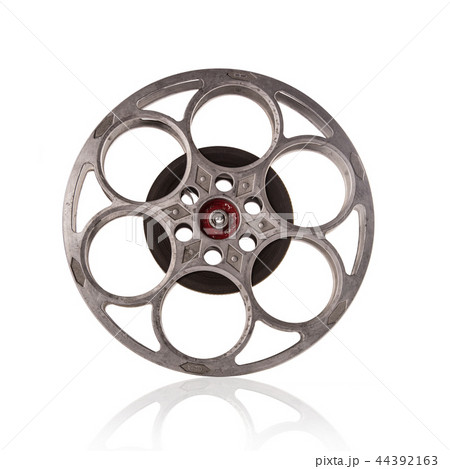 Old fashioned motion picture film reel. Old fashioned motion picture film reel. 44392163