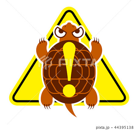 カミツキガメのイラスト 44395138