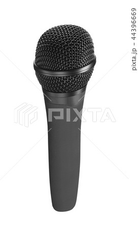 microphone on a white microphone on a white 44396669
