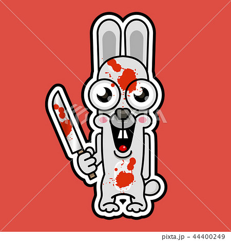 Halloween evil bunny rabbit knife, blade 44400249