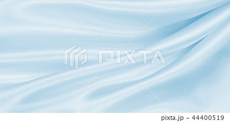 Smooth elegant blue silk or satin luxury cloth  44400519