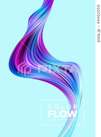 Modern colorful flow poster. Wave Liquid shape in color background. Art design for your design Modern colorful flow poster. Wave Liquid shape in color background. Art design for your design 44402050