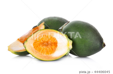 Betel nut isolated on a white background Betel nut isolated on a white background 44406045