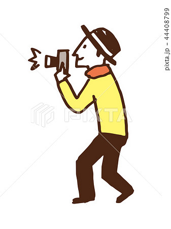 写真を撮る男性 44408799