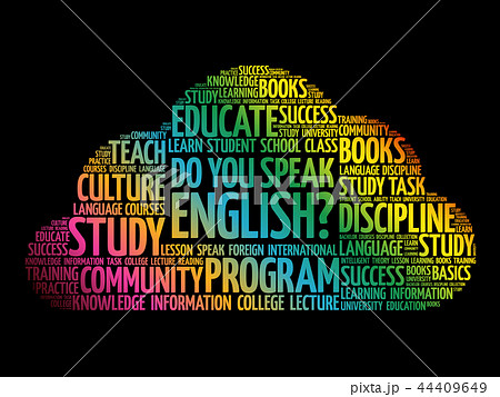 Do You Speak English? word cloud 44409649